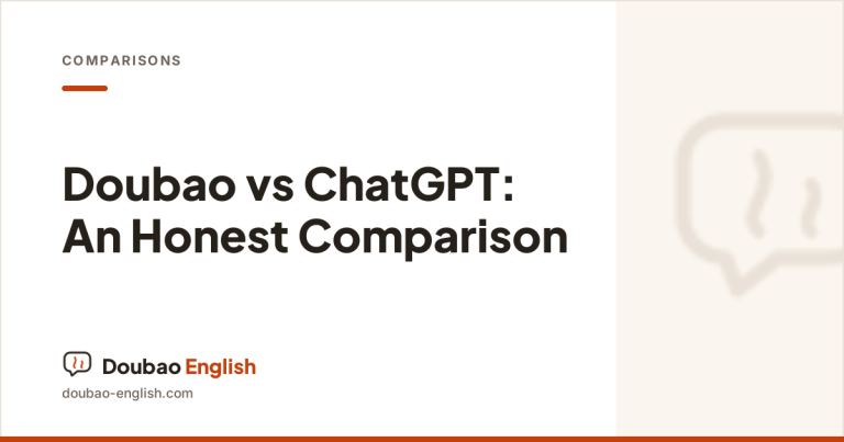 Doubao vs ChatGPT compared — Doubao English